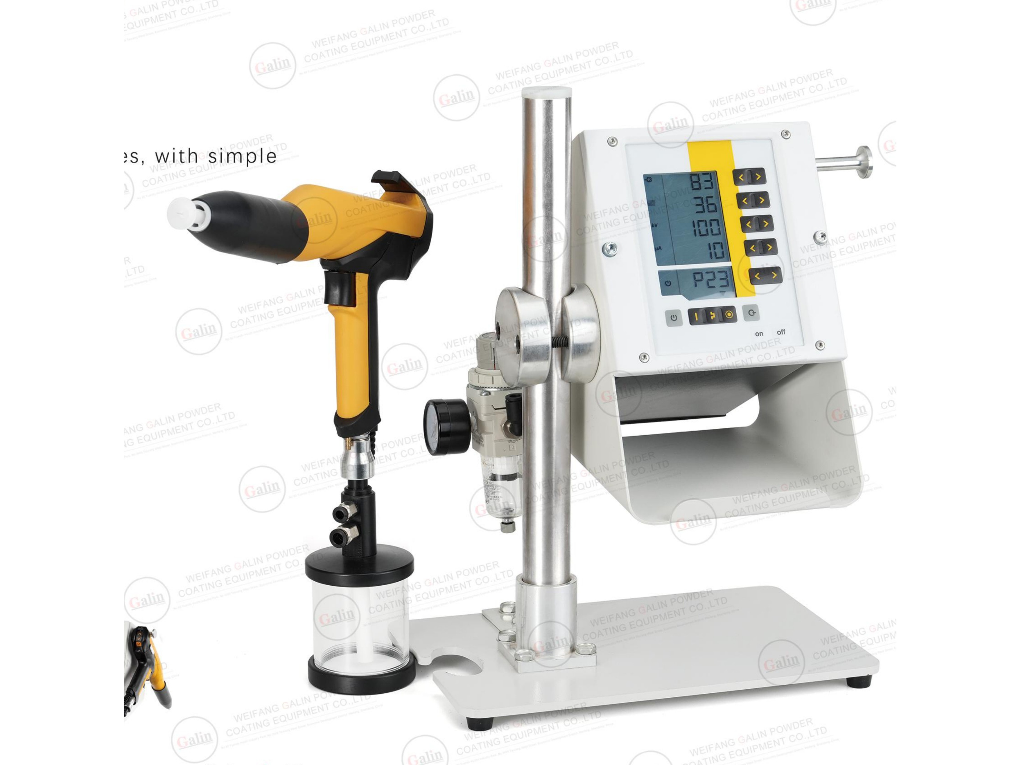 Electrostatic Powder Coating Machine, PRO-C (Bench-Mount)