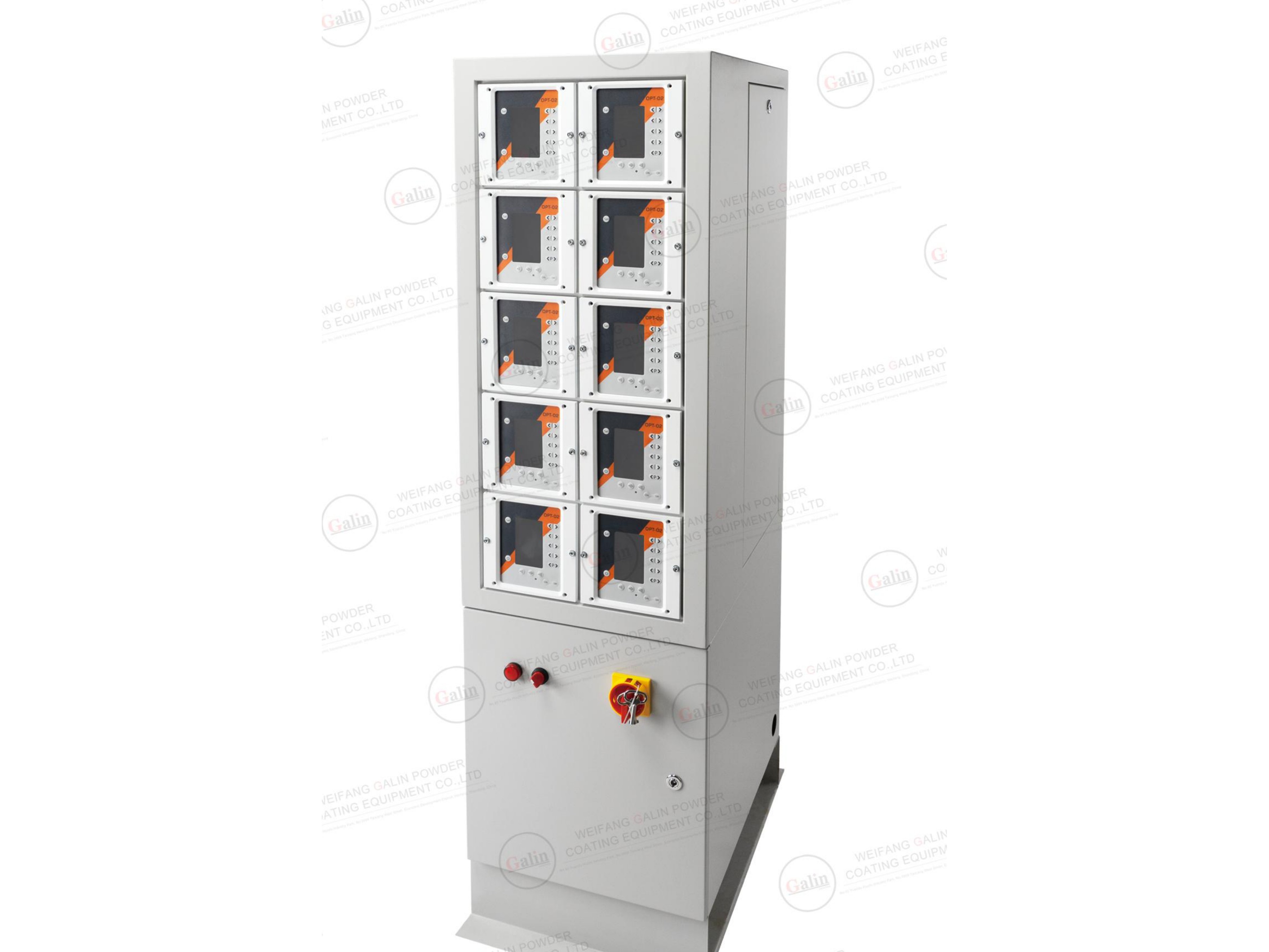 Multi-Gun Powder Coating Control Cabinet, CC06 (Mobile)