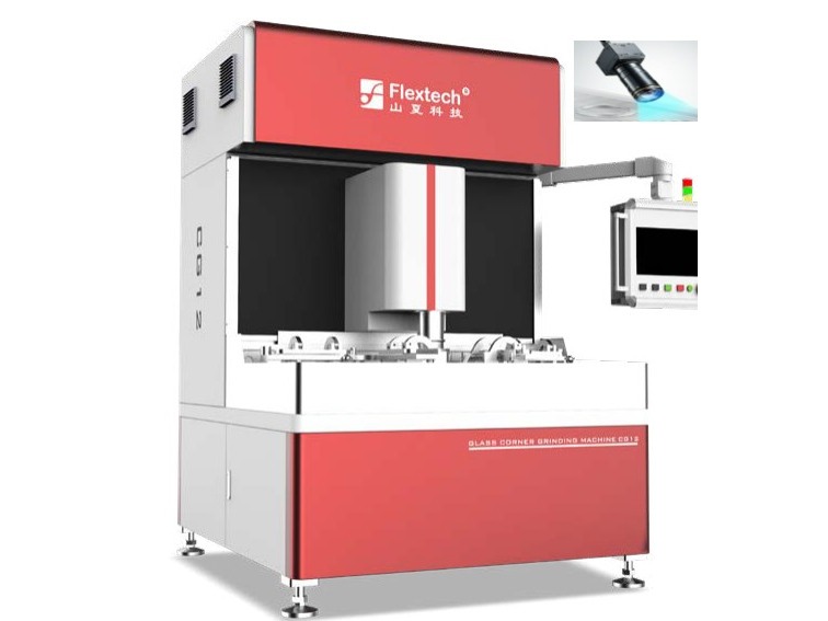 Single-Head Dual-Station Automatic Glass Corner Grinding Machine, CG12