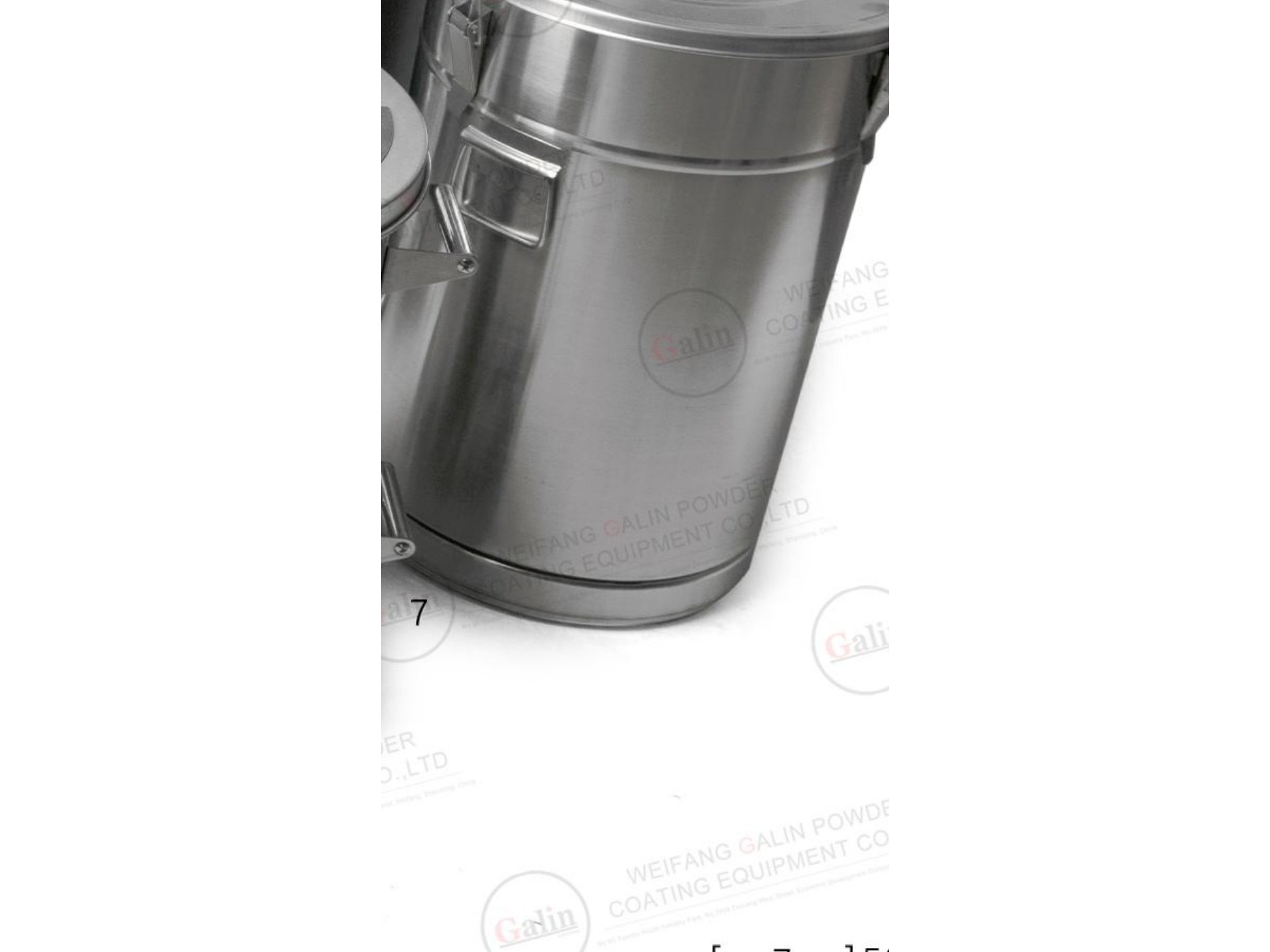 Stainless Steel Powder Hopper, 50L