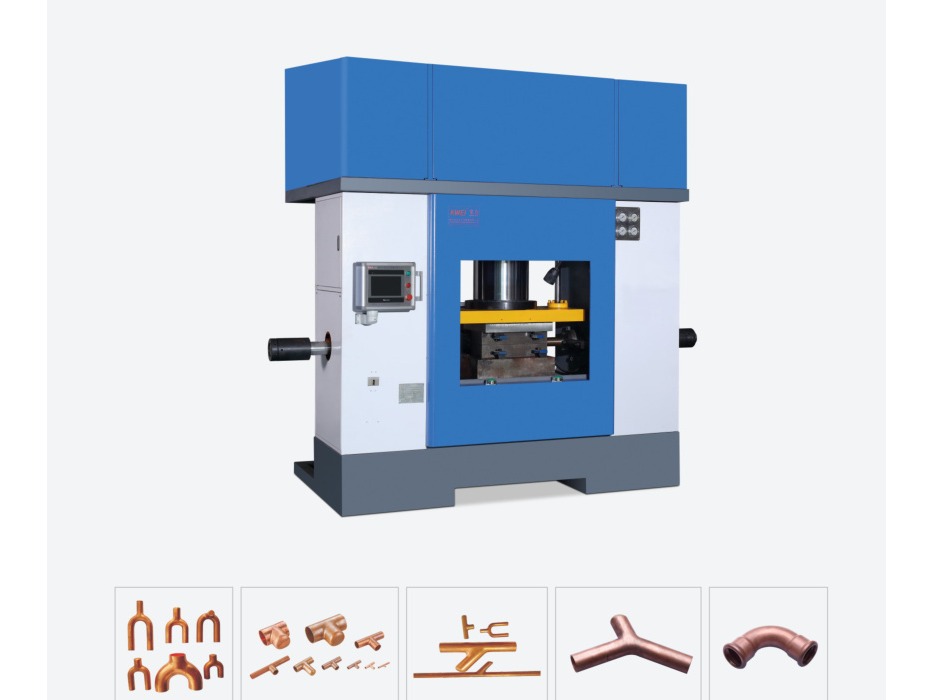Red Copper Three-Way Water Expansion Molding Machine